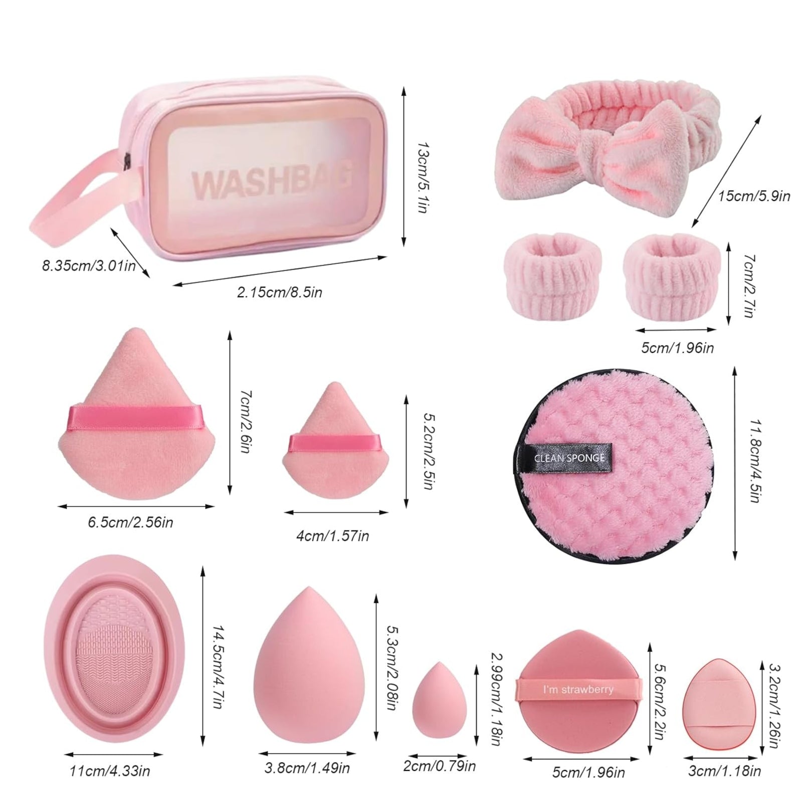 Glowche Face Makeup Tool Set